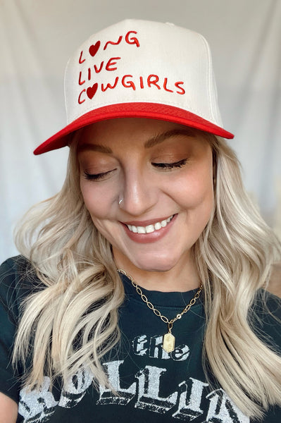 Long live cowgirls vintage trucker hat