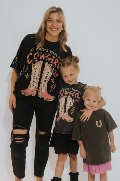 Powder River Cowgirl Club Tee *Kids* - RUBY WYLD