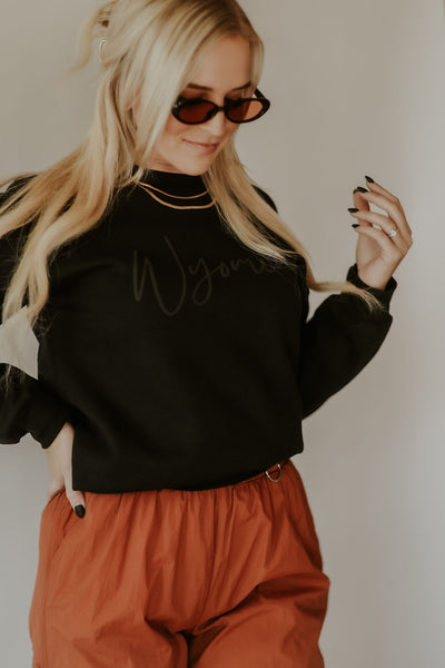 Embossed Vibes Wyoming Crewneck *2 LEFT*