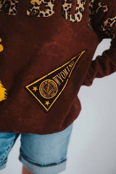WYOMING COWBOYS VINTAGE CREWNECK