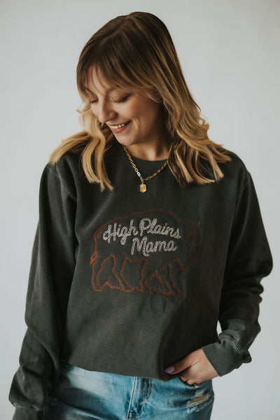 High Plains Mama Crewneck - RUBY WYLD