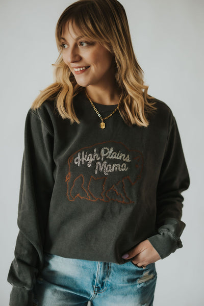High Plains Mama Crewneck - RUBY WYLD