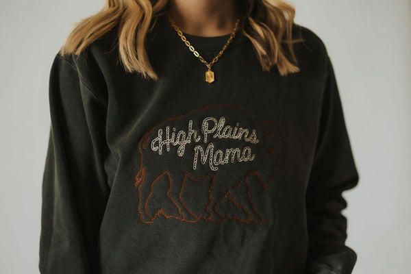 High Plains Mama Crewneck - RUBY WYLD
