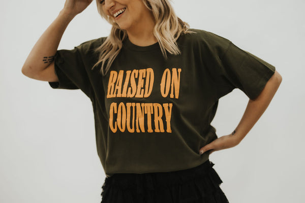 Raised on Country Merch Tee