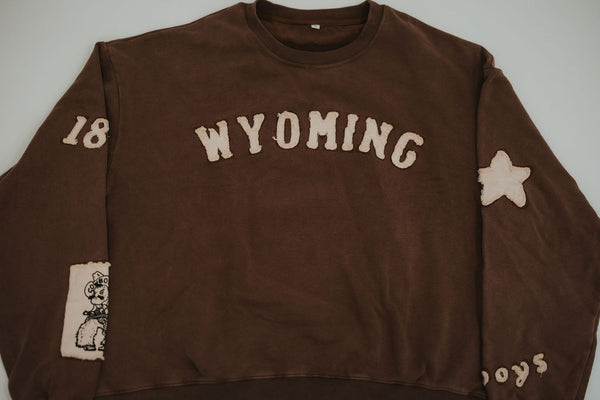 The Acid Wash Cowboy Crewneck