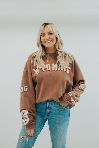 The Acid Wash Cowboy Crewneck *1 LEFT*