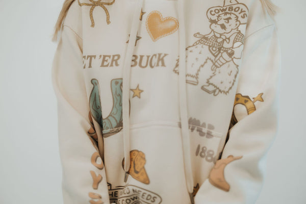 Lucky Cowboy Hoodie - RUBY WYLD