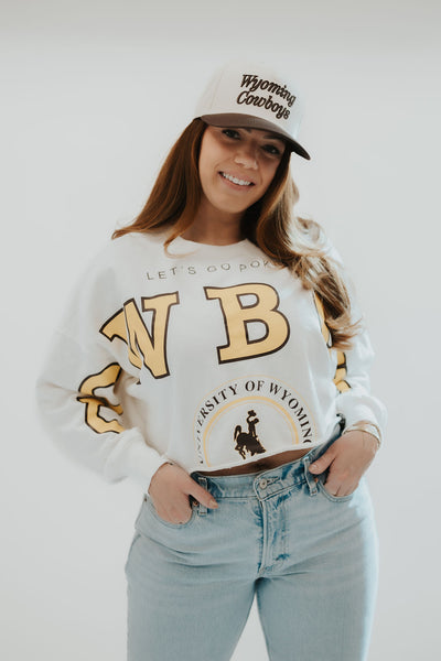 Wyoming Cowboys Cropped Crewneck *RESTOCKED*