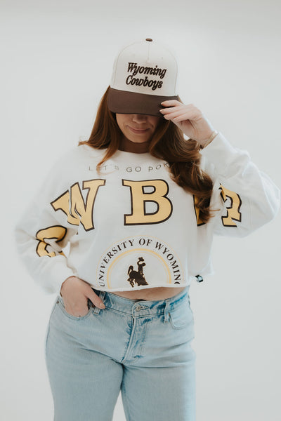 Wyoming Cowboys Cropped Crewneck *RESTOCKED*