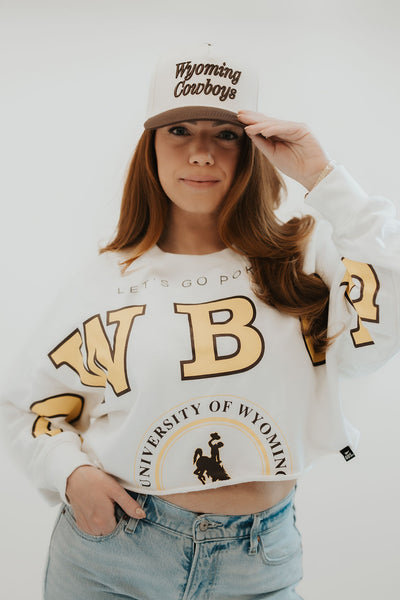 Wyoming Cowboys Cropped Crewneck *RESTOCKED*