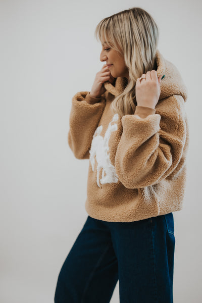 The Bucking Horse Sherpa Hoodie