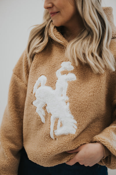 The Bucking Horse Sherpa Hoodie