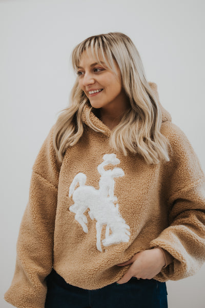The Bucking Horse Sherpa Hoodie