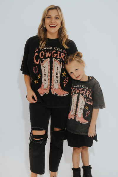 Powder River Cowgirl Club Tee *Kids* - RUBY WYLD