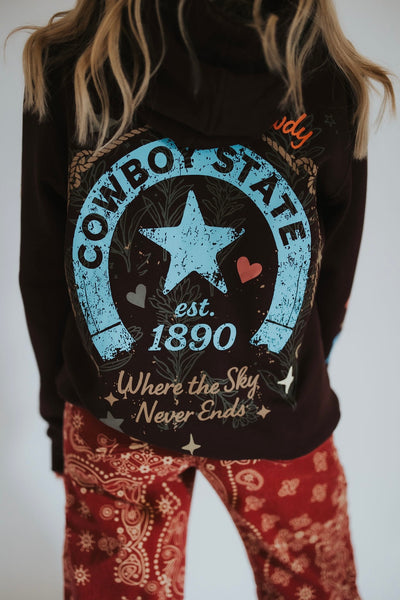 The Cowboy State Hoodie - RUBY WYLD
