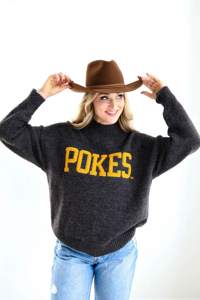 Pokes Varsity Sweater *RESTOCKED*