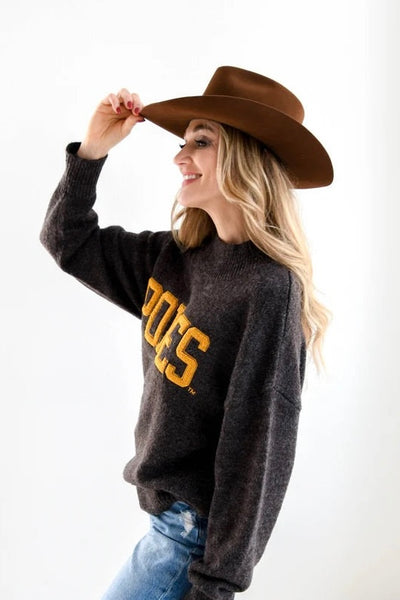 Pokes Varsity Sweater *RESTOCKED*