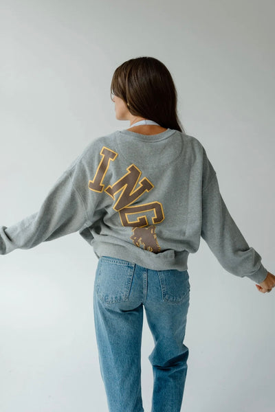 Wyoming Avery Arch Lantern Sleeve Crew *1 LEFT*