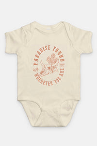 Paradise Found Wherever You Are Onesie