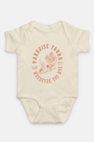 Paradise Found Wherever You Are Onesie