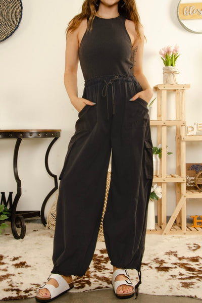 Slow it Down Jumpsuit *BLACK*