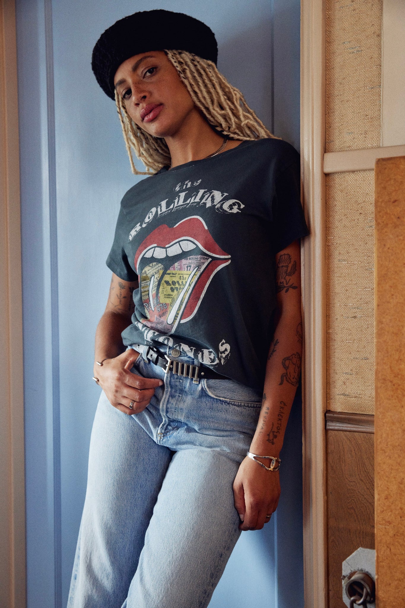 The Rolling Stones Ticket Fill Tongue Tee