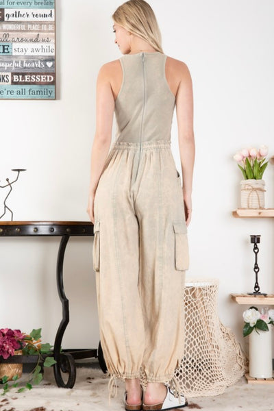 Slow it Down Jumpsuit *OLIVE*