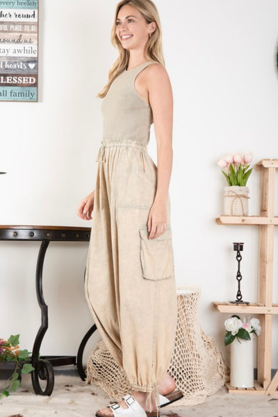 Slow it Down Jumpsuit *OLIVE*