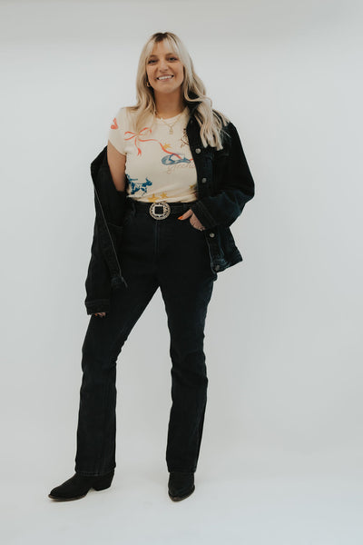 Western Flash Pointelle Tee