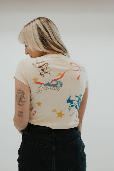 Western Flash Pointelle Tee