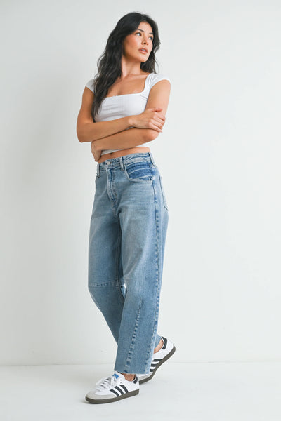 I’m Obsessed Barrel Jeans