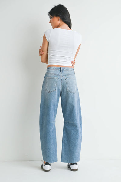 I’m Obsessed Barrel Jeans