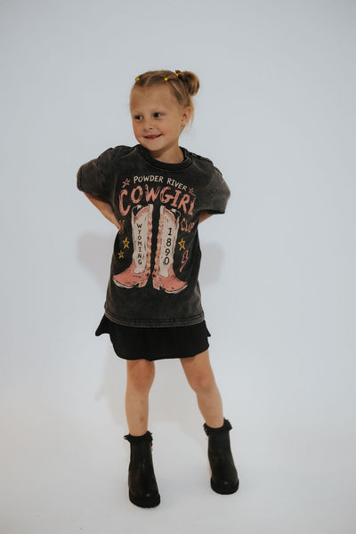 Powder River Cowgirl Club Tee *Kids* - RUBY WYLD