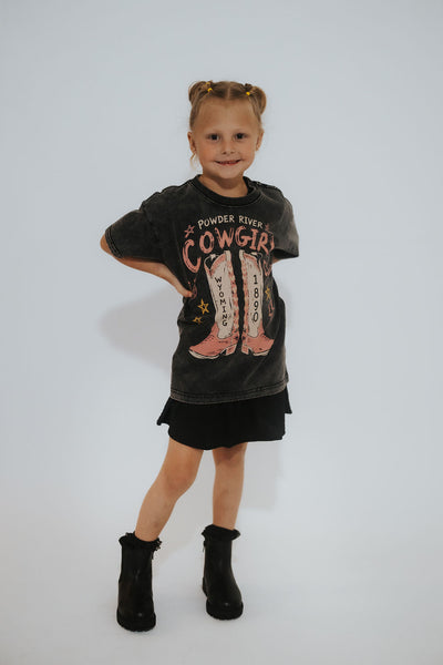 Powder River Cowgirl Club Tee *Kids* - RUBY WYLD