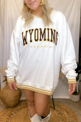 Wyoming Allen Chenille Varsity V-neck *RESTOCKED*