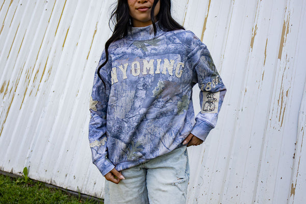Camo Cowboy Mock Neck