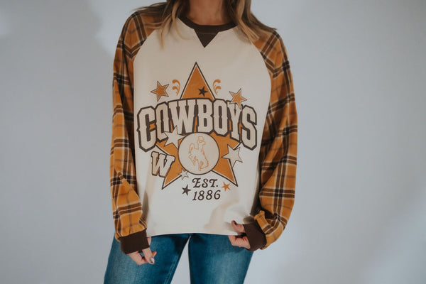 Wyoming State of Mind Raglan - RUBY WYLD