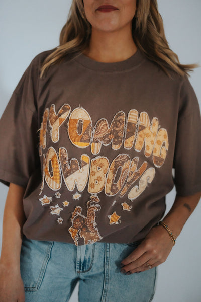 Heart of the Cowboys Tee V2: Patchwork Edition - RUBY WYLD