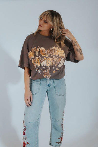Heart of the Cowboys Tee V2: Patchwork Edition - RUBY WYLD