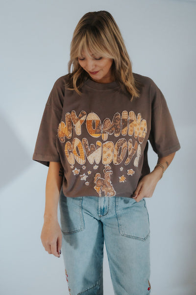 Heart of the Cowboys Tee V2: Patchwork Edition - RUBY WYLD