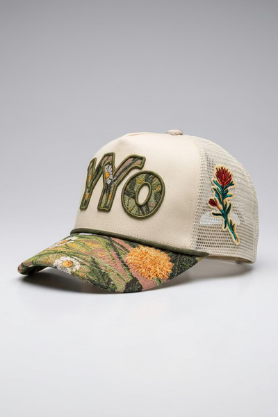Wyoming in Bloom Trucker Hat