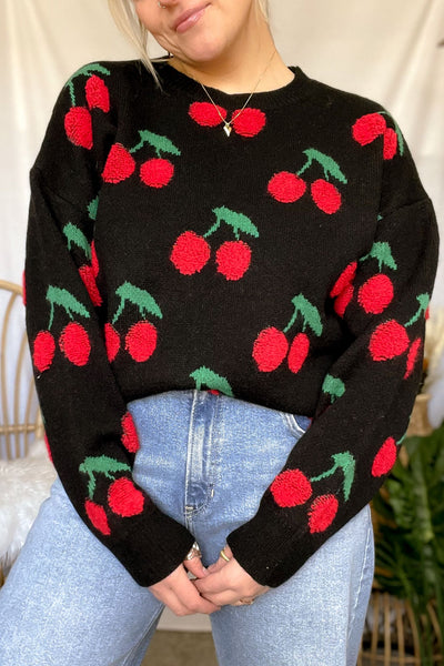 I Pick You Cherry Sweater