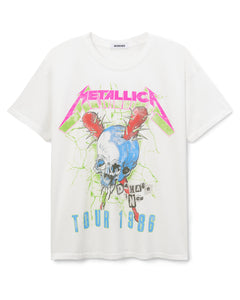 Metallica Damage Inc Tour 1986 Merch Tee - Vintage White