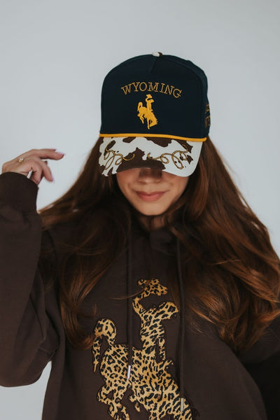 Stay WYLD Wyoming Steamboat Snapback Hat - RUBY WYLD