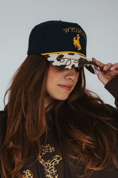 Stay WYLD Wyoming Steamboat Snapback Hat - RUBY WYLD