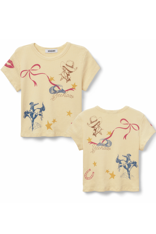 Western Flash Pointelle Tee