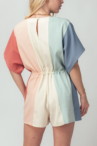 Summer Skies Colorblock Romper *1 LEFT*