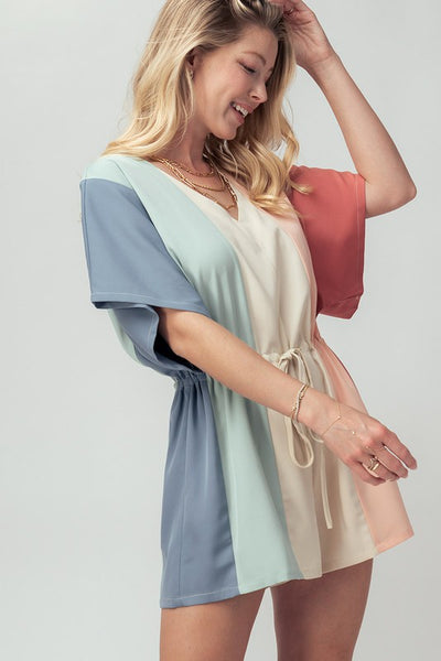 Summer Skies Colorblock Romper *1 LEFT*