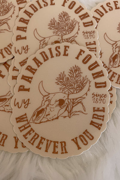 Paradise Found Wherever You Are Sticker *RESTOCKED*